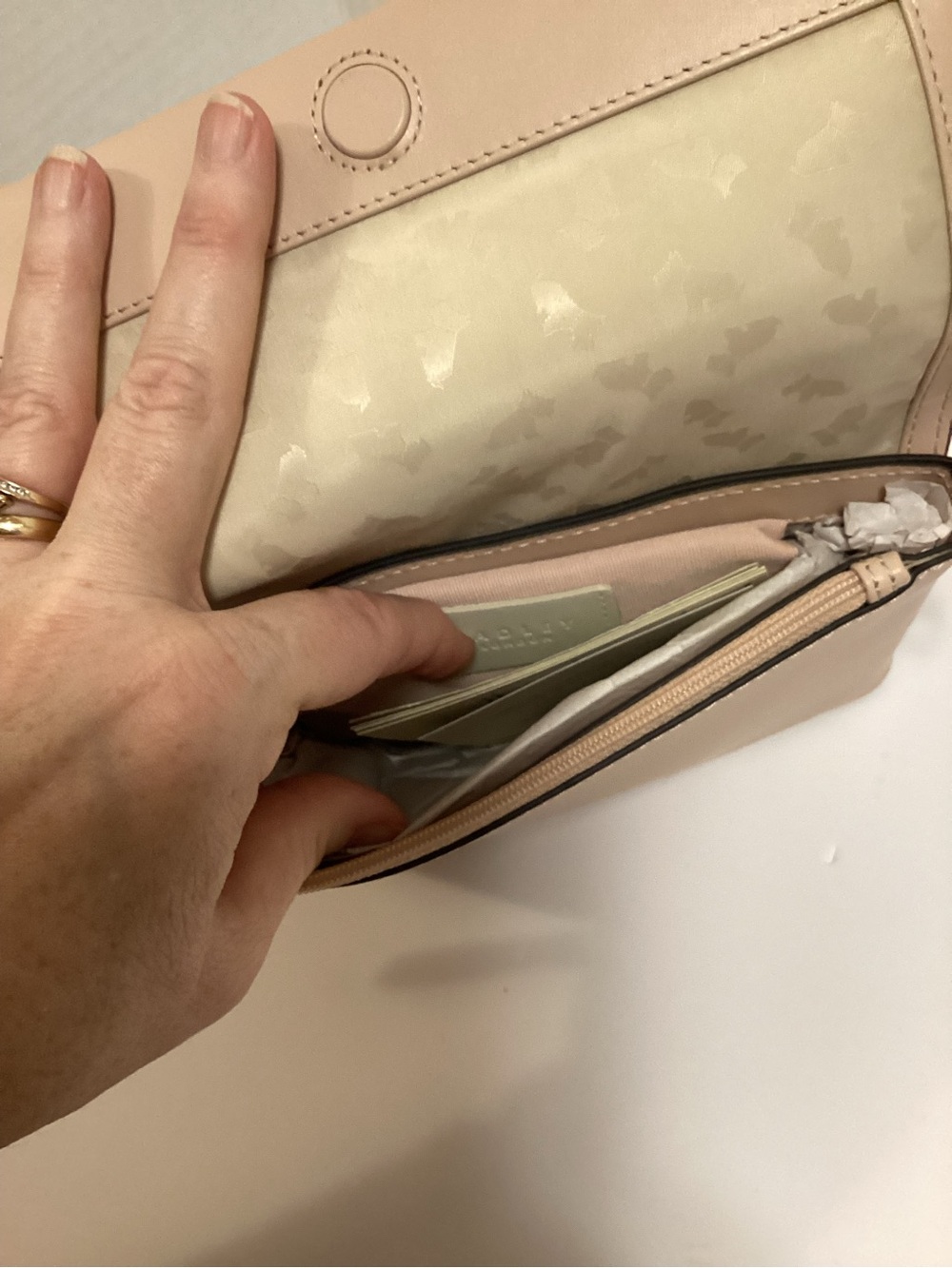 RADLEY LONDON Blush Pink Leather Crossbody Bag NWT - Picture 8 of 16